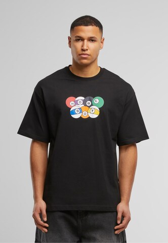 HOMEBOY Shirt 'Sneaky Snooker' in Black: front