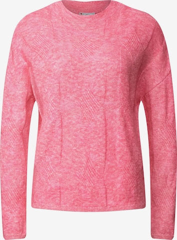 STREET ONE Sweater in Pink: front