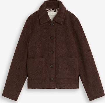 TOM TAILOR Fleecejacke in Braun: Vorderseite