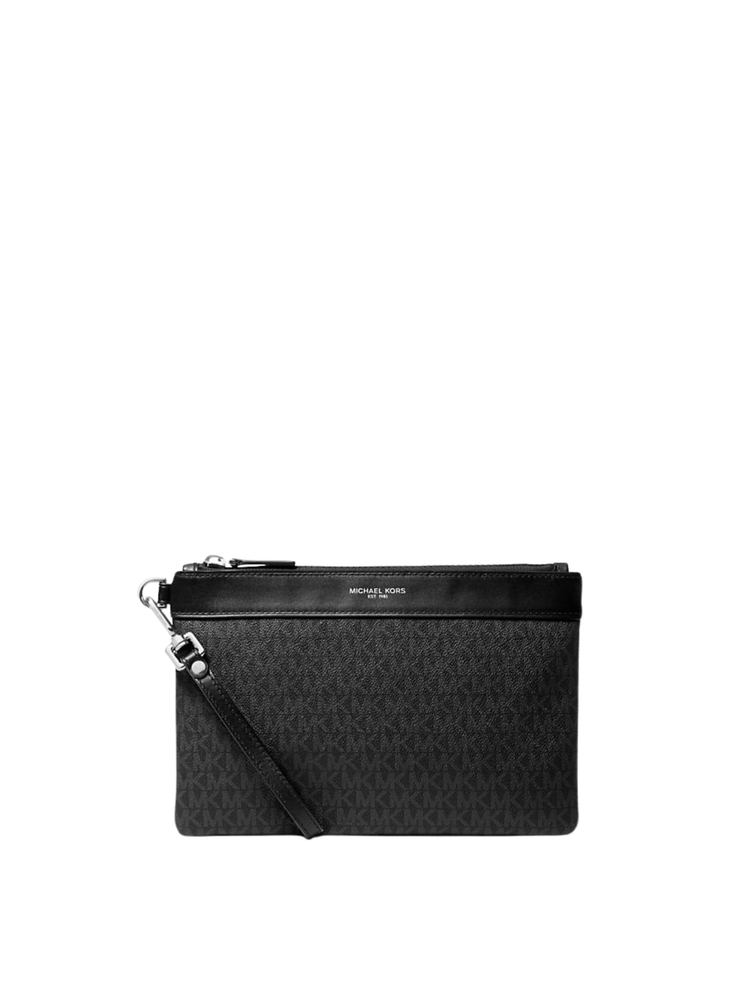 Borsa portadocumenti di Michael Kors in nero: frontale