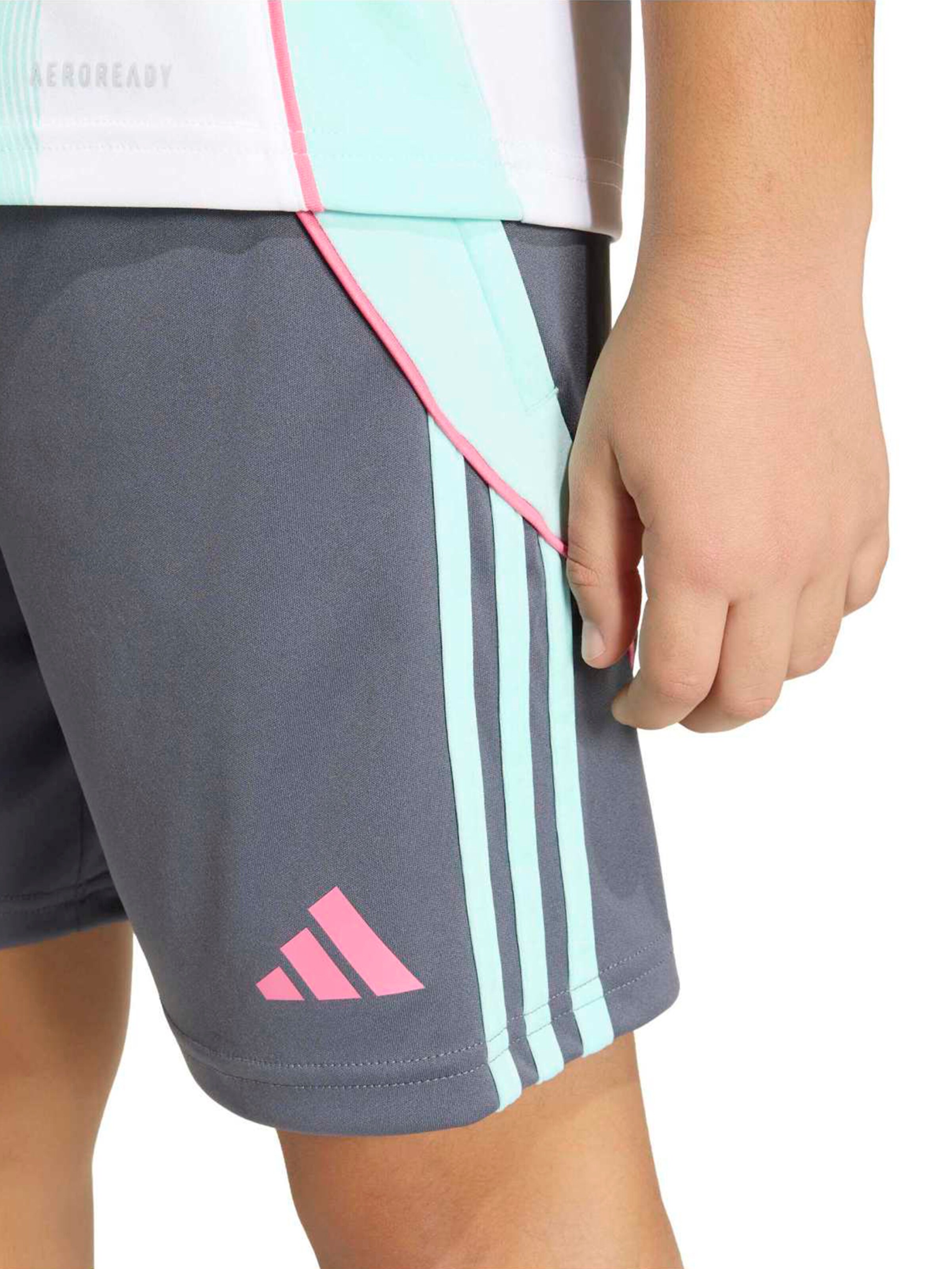 pelēks ADIDAS PERFORMANCE Standarta Sporta bikses 'Messi'