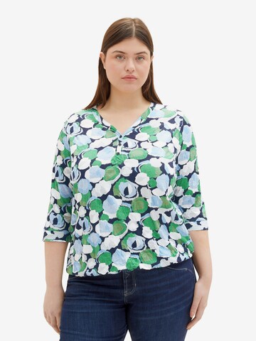 Tom Tailor Women + - Blusa em verde: frente