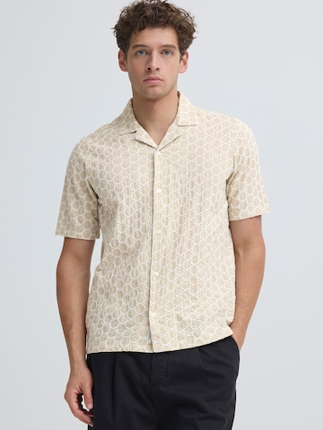 Casual Friday Regular fit Button Up Shirt 'CFSAMWELL' in Beige: front