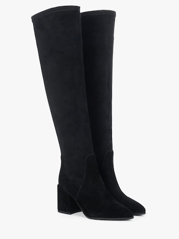 Estro Overknees '6004-81' i svart