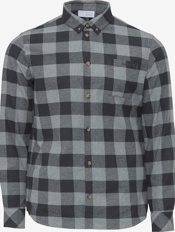 mazine Regular Fit Hemd ' Redcar Shirt ' in Grau: predná strana