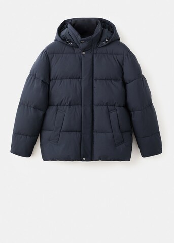 MANGO MAN Winter Jacket 'Ford' in Blue