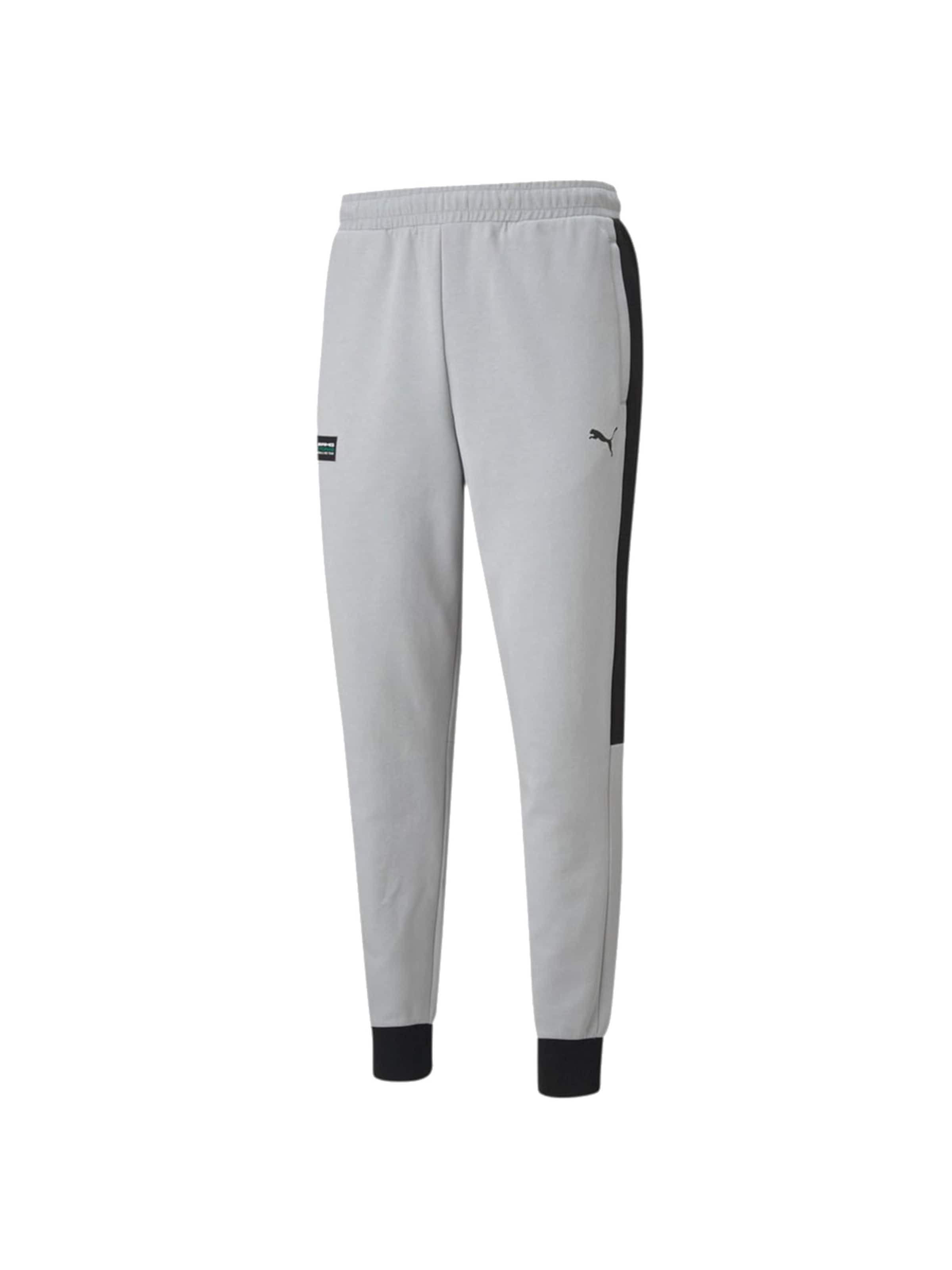 PUMA Sports trousers 'Puma x Mercedes-AMG Petronas F1' in S in Grey / Black, Item view