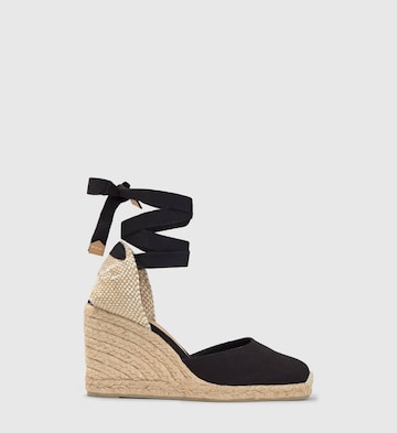 Castañer Espadrilles 'Carina' in Zwart: voorkant