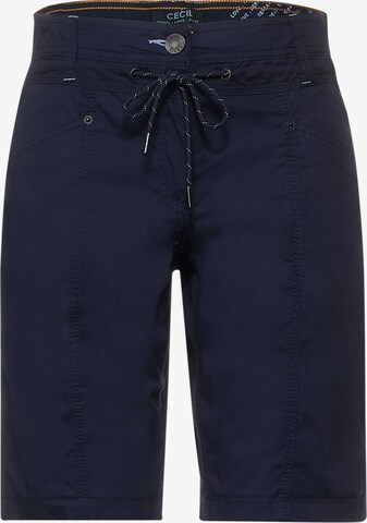 CECIL Regular Shorts in Blau: predná strana