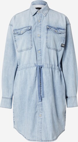 Robe-chemise G-Star RAW en bleu : devant