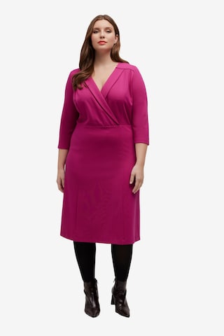 Ulla Popken Dress in Pink: front