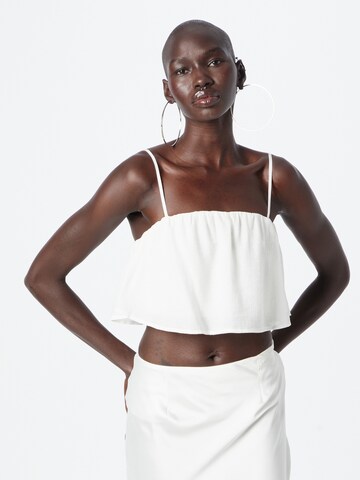 VERO MODA - Top 'Felicia' em branco: frente