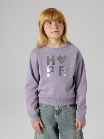 NAME IT Sweatshirt in Purple: front