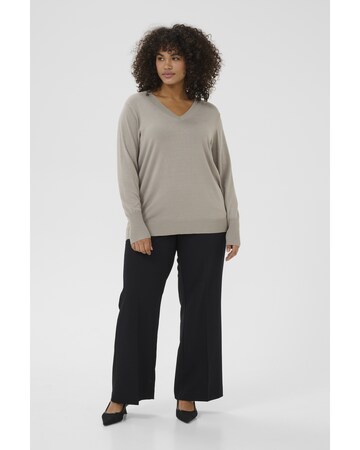 KAFFE CURVE Sweater in Grey