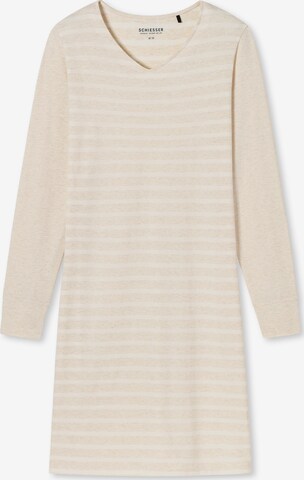 SCHIESSER Slaapshirt in Beige: voorkant