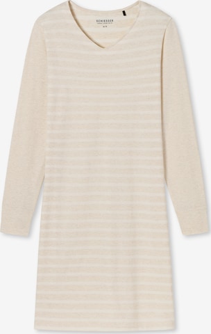 SCHIESSER Slaapshirt in Beige: voorkant