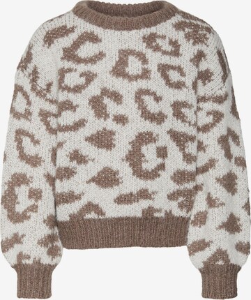 Vero Moda Girl Sweater 'ZELMA' in Beige: front