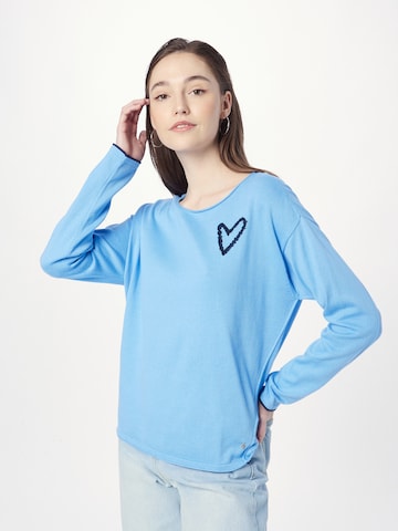 Pullover di LIEBLINGSSTÜCK in blu: frontale