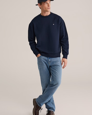 WE Fashion Sweatshirt in Blauw