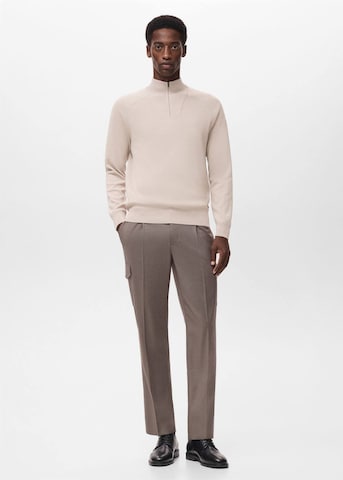 MANGO MAN Trui 'Casperp' in Beige