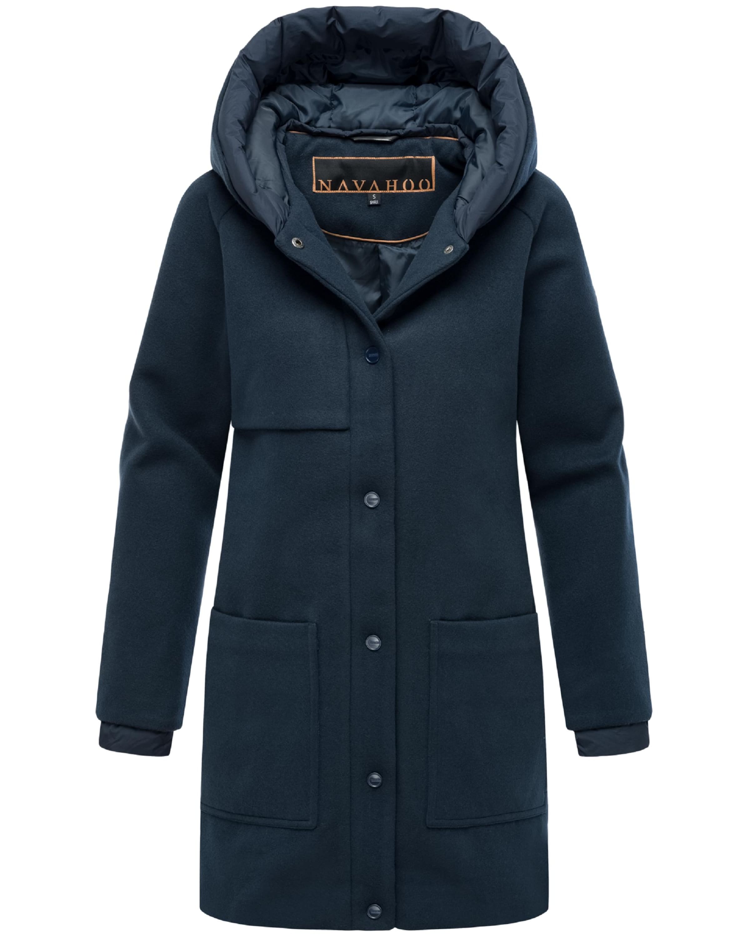 NAVAHOO Winter coat 'Flauschwunder 14' in Blue