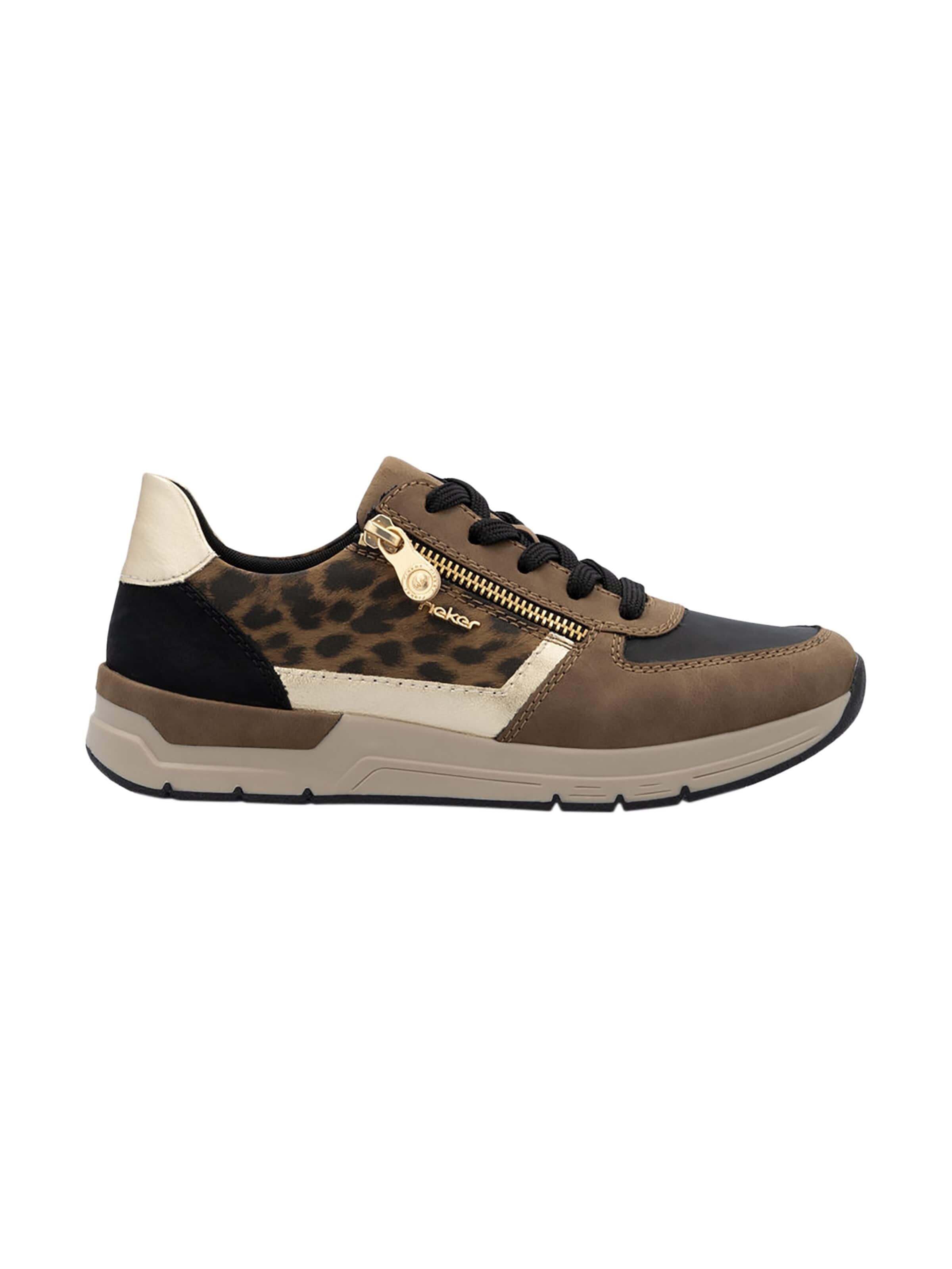 Scarpa stringata sportiva di Rieker in marrone