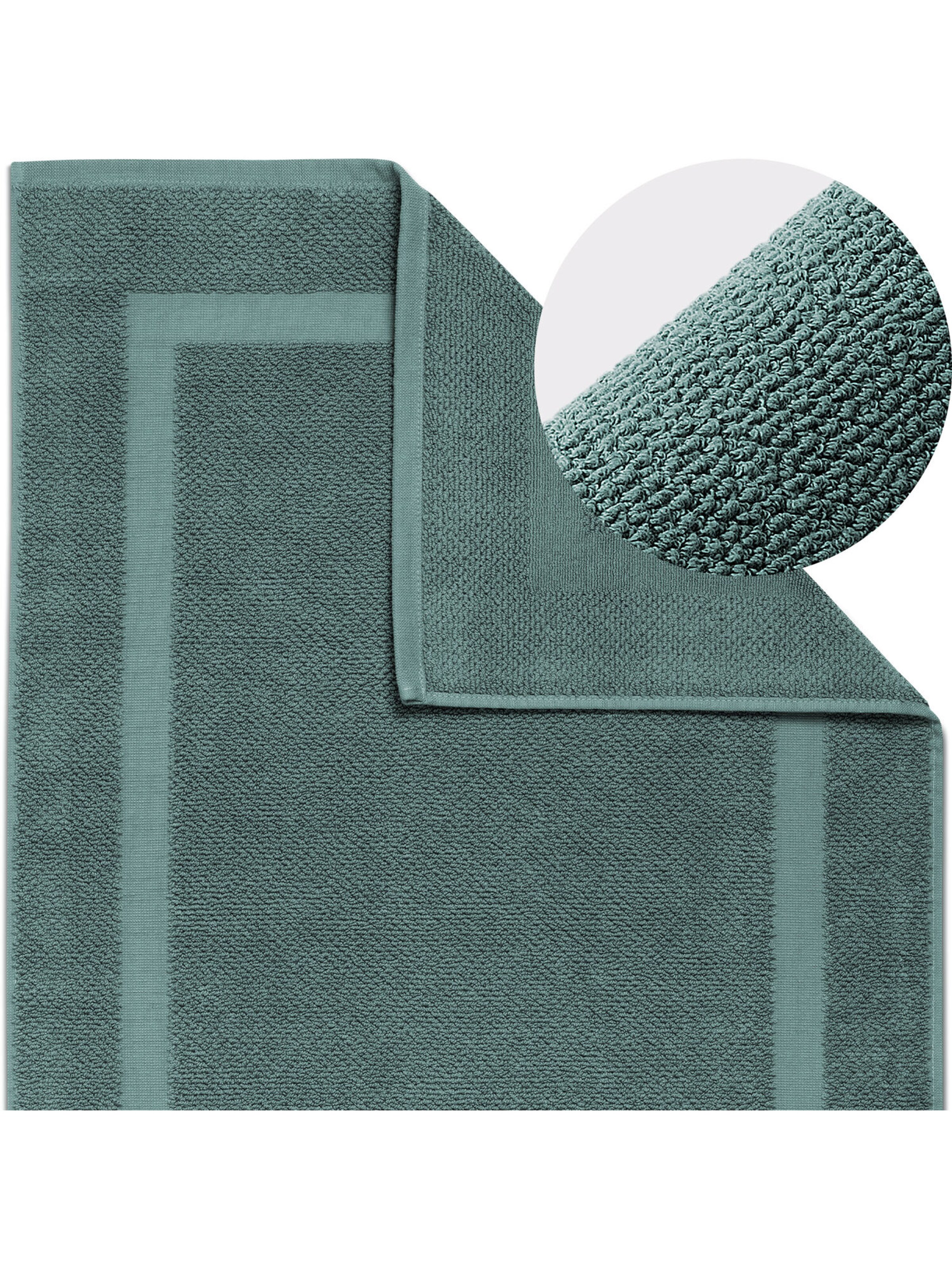 Tapis de bain Herzbach home en vert