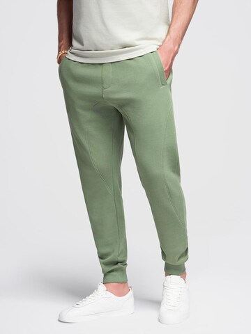 Ombre Tapered Trousers in Green