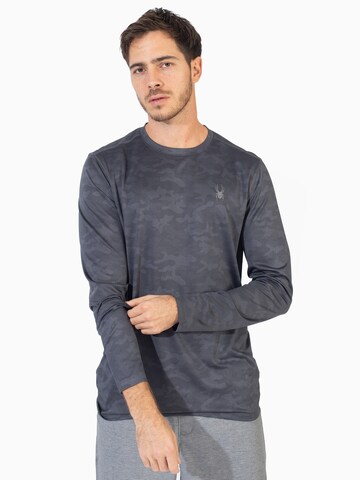 T-Shirt fonctionnel Spyder en gris