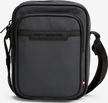 Borsa a tracolla di TOMMY HILFIGER in grigio: frontale