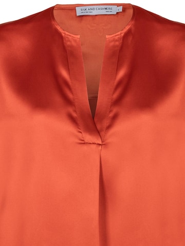 Chemisier SILK & CASHMERE en orange