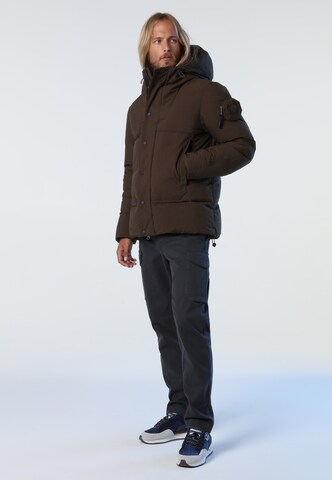 North Sails Winter Jacket 'Tromso' in Brown