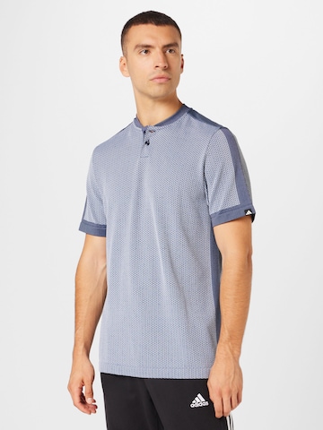 ADIDAS GOLF Functioneel shirt in Blauw: voorkant