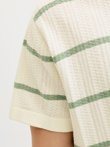 Vestes en maille 'JREBSTANCE' JJ Rebel en blanc