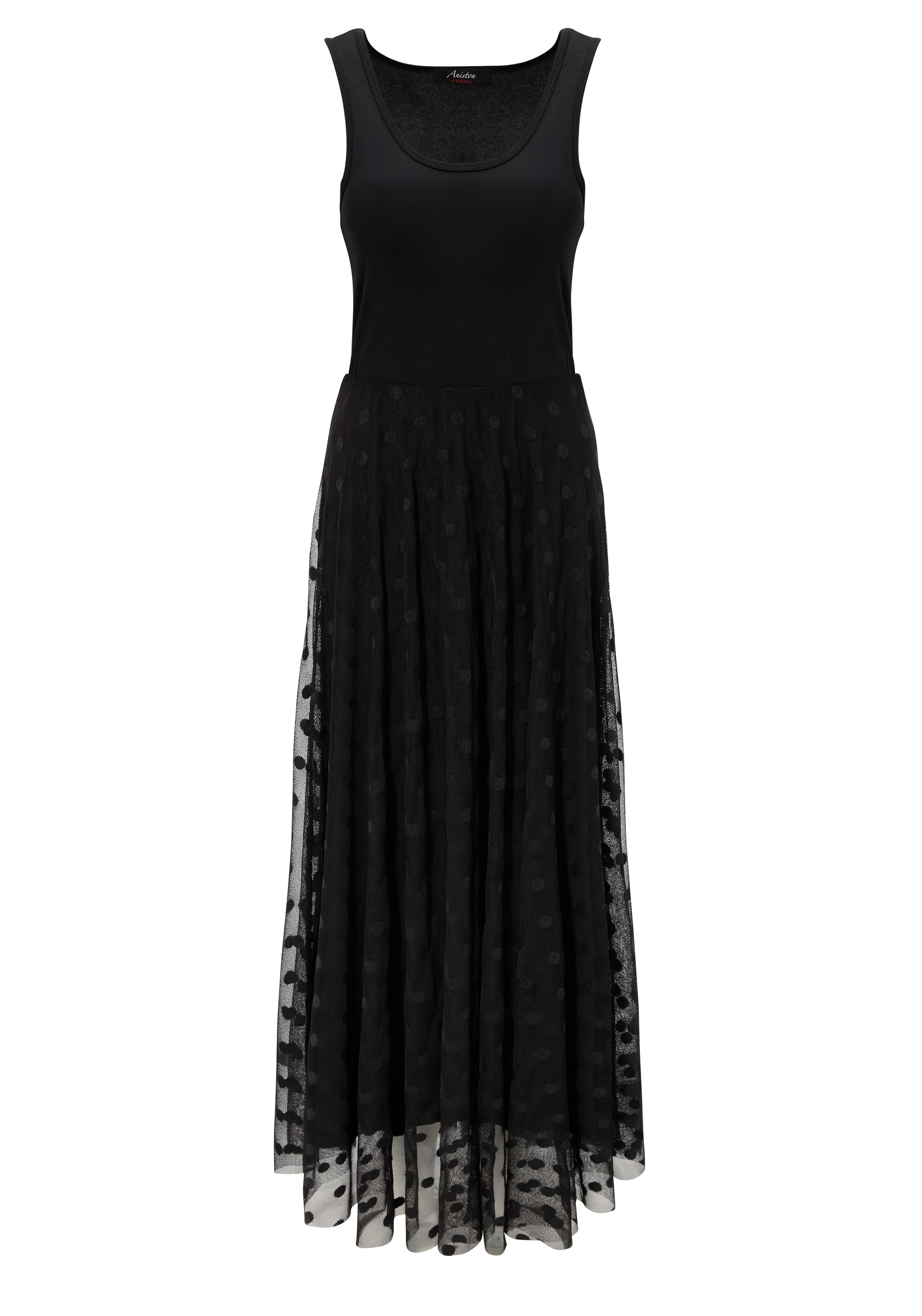 Aniston CASUAL Kleid in Schwarz: Vorderseite