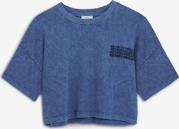 Twist Shirt in Blauw: voorkant
