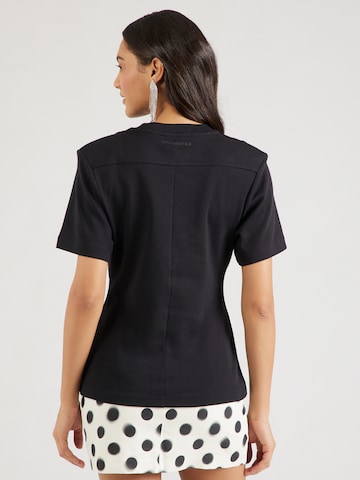 Karl Lagerfeld Koszulka w kolorze czarny: tył