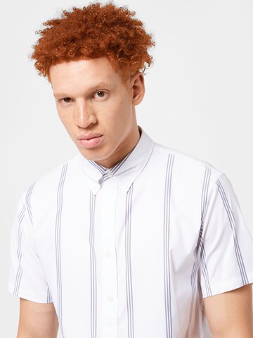 Abercrombie & Fitch Regular Fit Hemd 'Summer' in Weiß