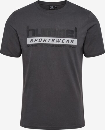 T-Shirt fonctionnel 'Carson' Hummel en gris : devant