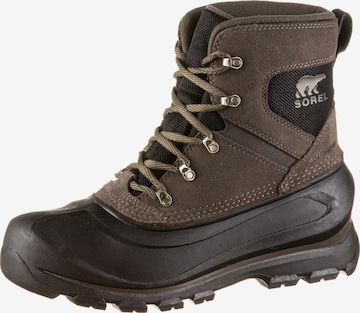 SOREL Lace-Up Boots 'Buxton Lace' in Brown: front