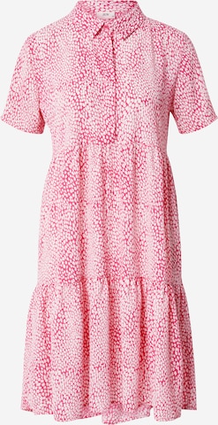 JDY Платье-рубашка 'PIPER' в Ярко-розовый: спереди