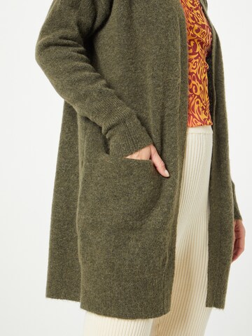 SELECTED FEMME Knit Cardigan 'Lulu' in Green