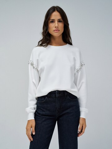 Salsa Jeans Trui in Wit: voorkant