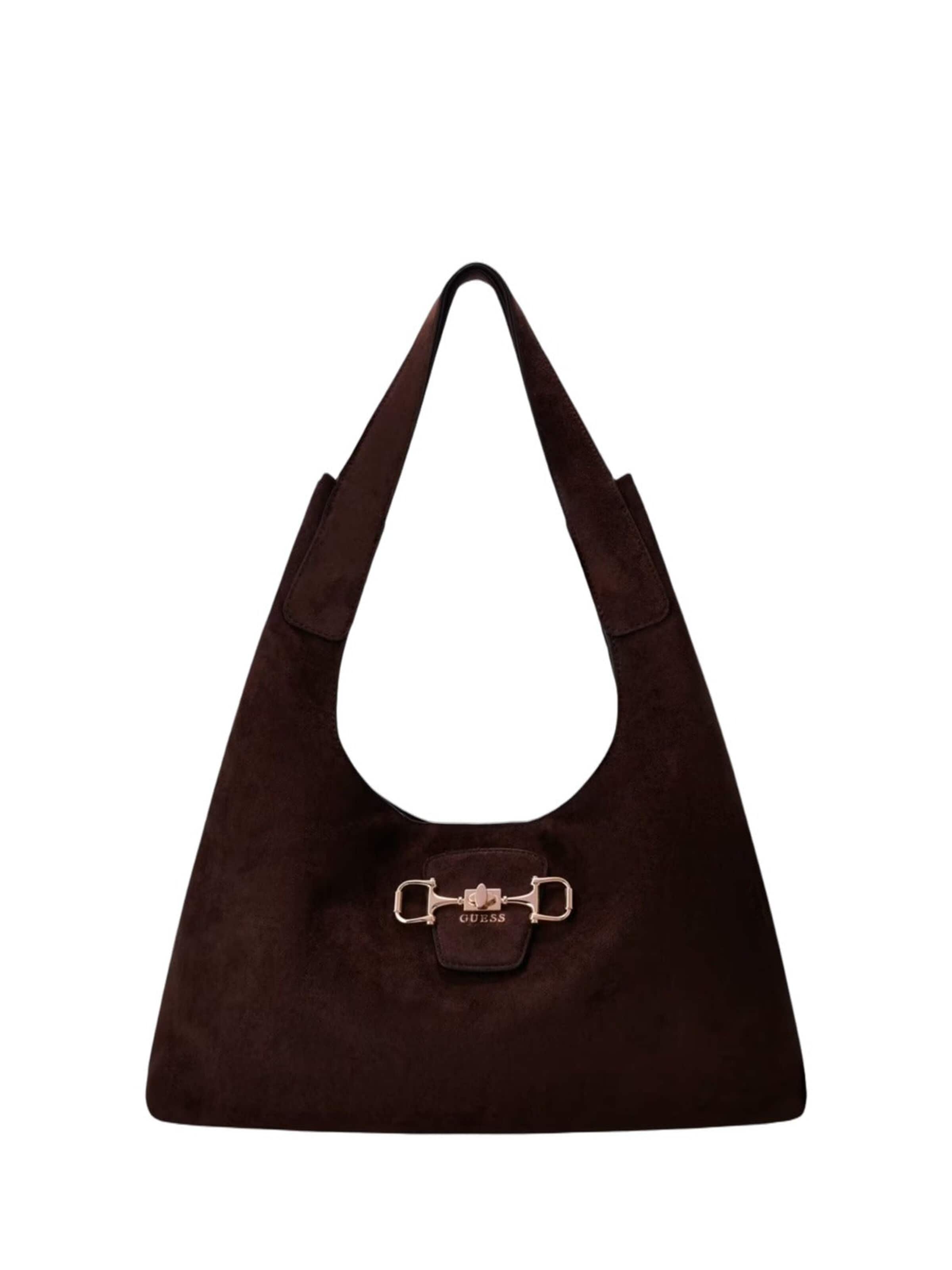 One Size dydžio Rankinė ant peties 'Guess Sac Hobo Maxi Sunset Espresso' iš GUESS, spalva – ruda, Prekių apžvalga
