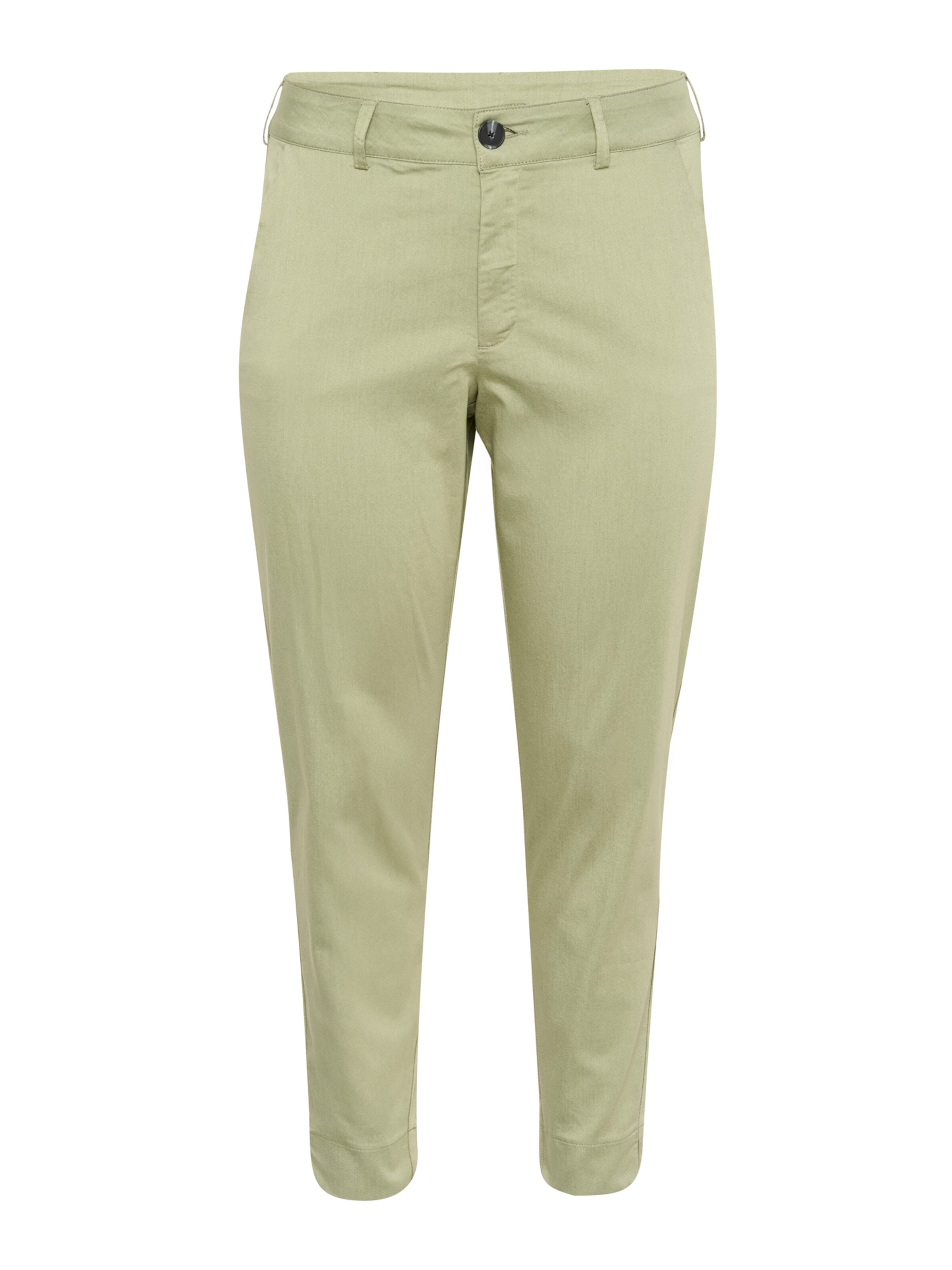 KAFFE CURVE Chino &#x27;Leana&#x27; in Groen: voorkant