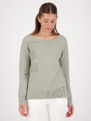 Pull-over monari en vert : devant