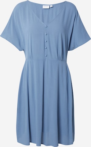 Robe-chemise 'MOASHLY' VILA en bleu : devant