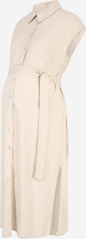 Robe-chemise 'VMMMymilo' Vero Moda Maternity en beige : devant