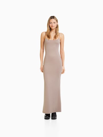 Bershka Obleka | bež barva