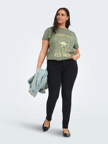 T-shirt 'CARNovia' ONLY Carmakoma en vert